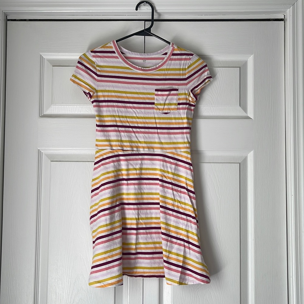Girls striped dress